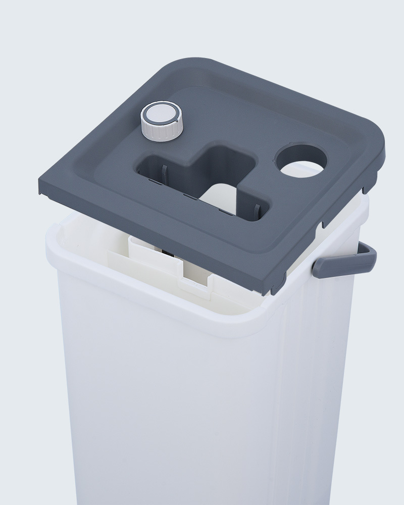 Tiszta és piszkos víz leválasztó felmosó vödör készlet