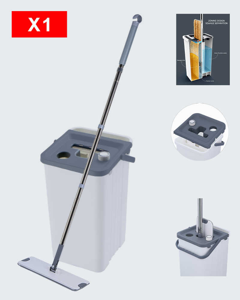 Tiszta és piszkos víz leválasztó felmosó vödör készlet