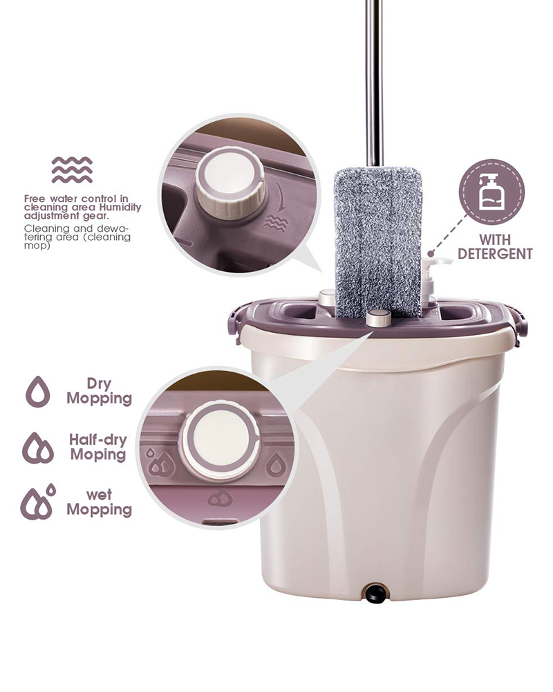 Mopx Dual Zone Dual Control Piszkos víz leválasztó felmosó vödör készlet